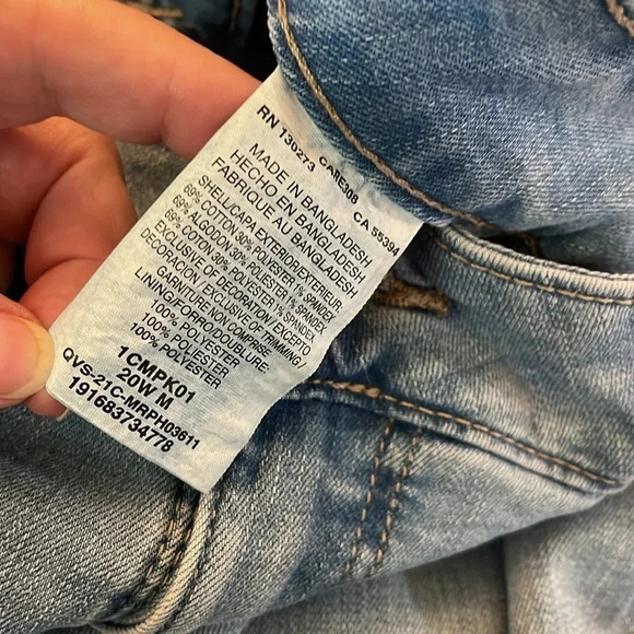 Lee Blue Regular Fit Mid Rise Denim Skort - Picture 7 of 8